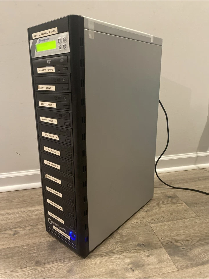 QD-DVD-1210 Tower Duplicator, 10(24x/48X) CD/DVD Recorders, 1 to 10 Duplicator - Image 3 of 4