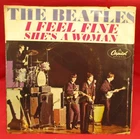 THE BEATLES 45 rpm w/PS Capitol 5327 I Feel Fine/She's A Woman