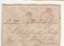 Richard William Penn Curzon-Howe 1st Earl Signed Free Front 1829 / Autographed