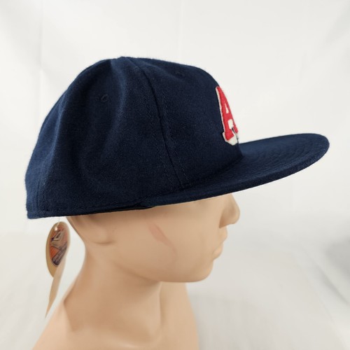 Atlanta Crackers Ebbets Field Wool Ball Cap Hat 1939 Sz 8 Missing Button READ⬇ - Picture 2 of 10