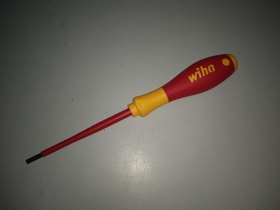 Wiha  320N Schlitz-Schraubendreher  VDE 1000V 0.8x4.0x100 soft-finish electric