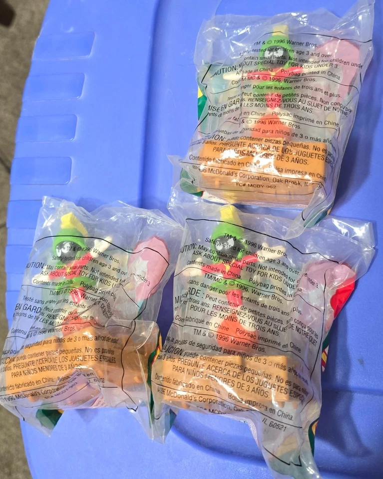 Space Jam Looney Tunes McDonald's 1996 лот из 13 фигурок игрушки Happy Meal - Изображение 4 из 4