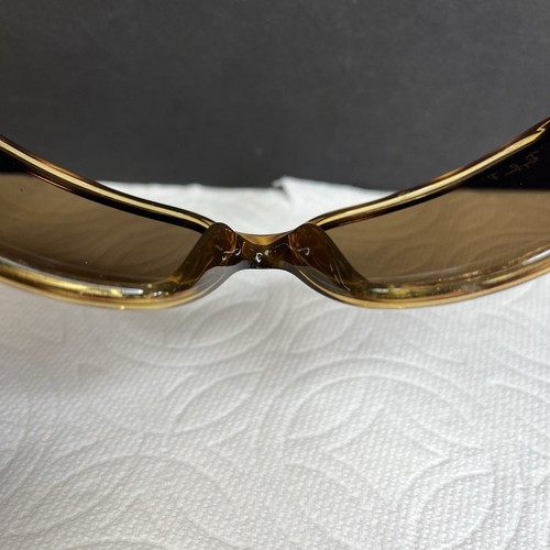 Ray-Ban RB 4068 642/57 Polarized Tortoise Wrap Sunglasses Brown Lens Italy - Picture 11 of 13