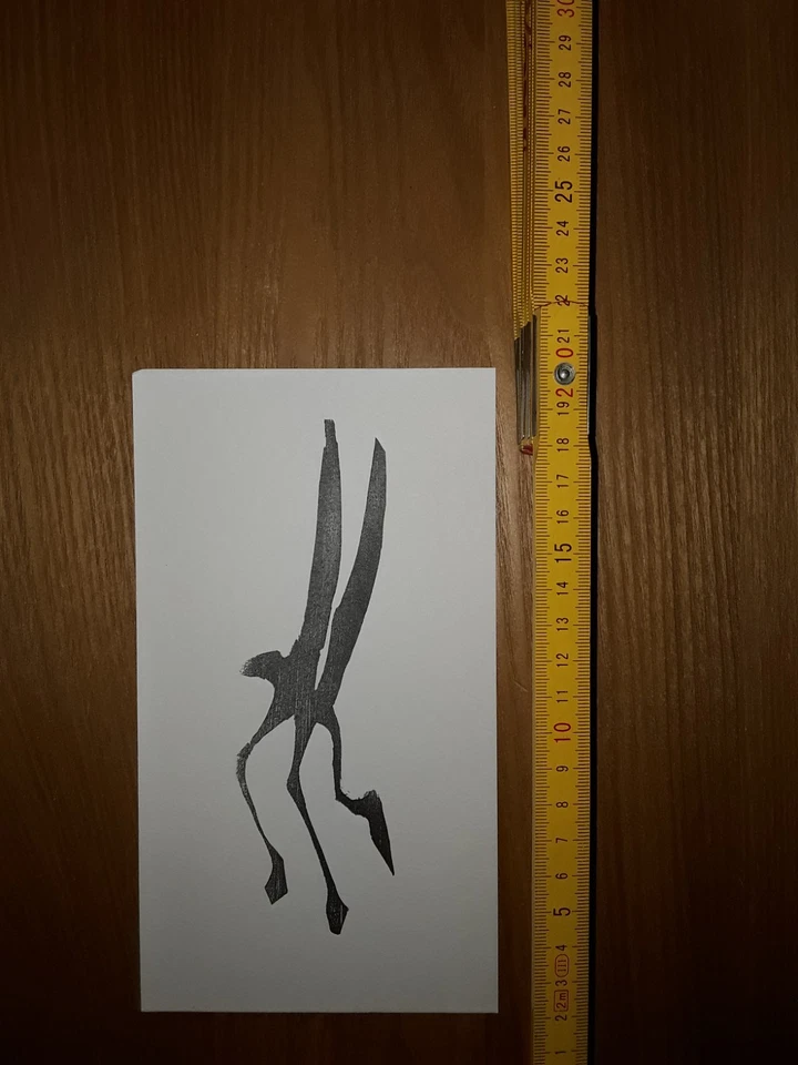 Heinz Theuerjahr (1913-1991) Holzschnitt vom originalen Druckstock WVZ Nr.284 - Bild 2 von 3