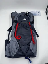 High Sierra Hydrahike 2.0 8L Water Backpack for Hiking, Gray & Red New