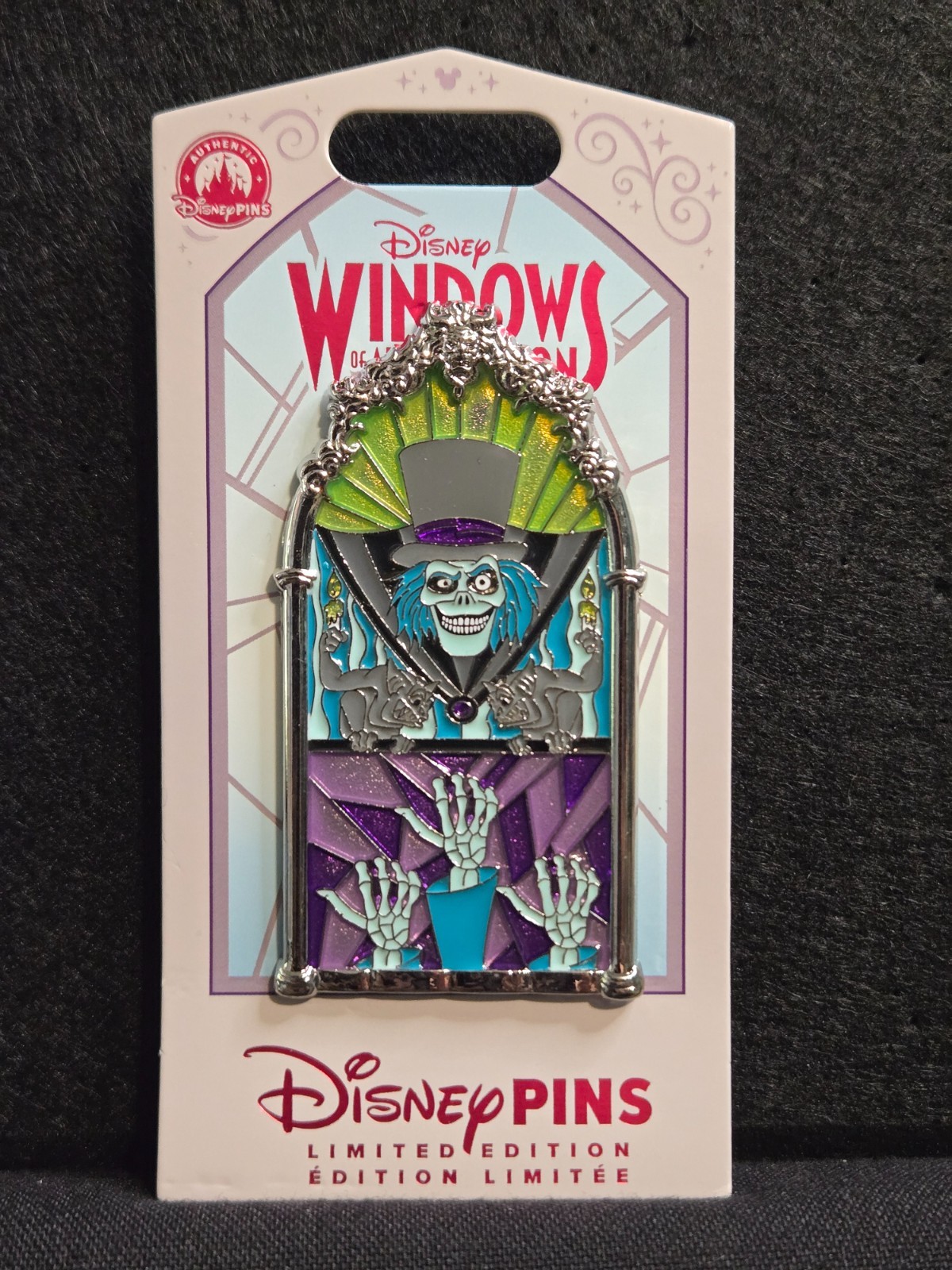 2026 Disney Windows Of Attractions - Haunted Mansion Hat Box 1 of 12 LE 2500