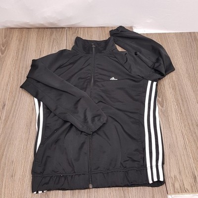 EUC Adidas original, classic black, zip up jacket sz Sm