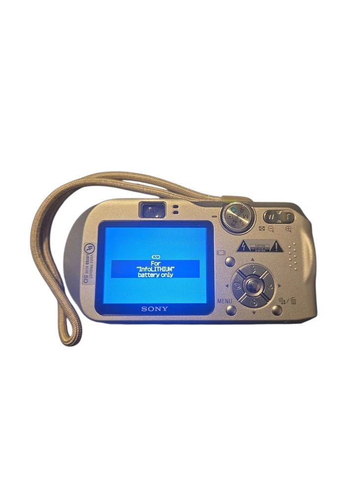 Sony Digital Camera Cybershot DSC-P200 7.2MP Silver Tested - Image 3 of 4