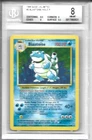 Pokemon Blastoise 002/102 Base Set Holo BGS 8