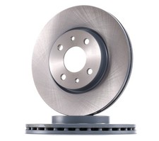 2x FEBI BILSTEIN 22927 Disco freno Anteriore per FORD KA (RU8) per FIAT 500e