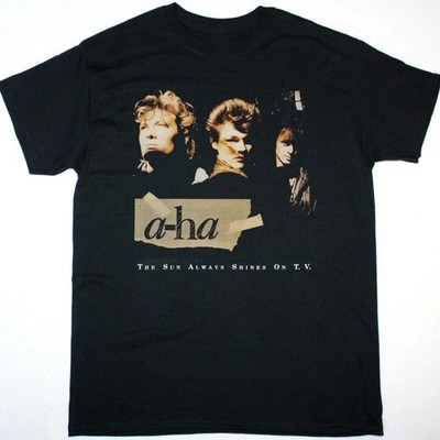 A-HA THE SUN ALWAYS SHINES ON TV T-Shirt Cotton Black Men S to 5XL RS374