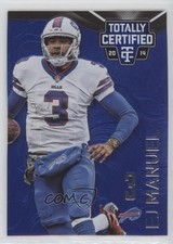 2014 Panini Totally Certified Platinum Blue 7/50 EJ Manuel #11 1u6
