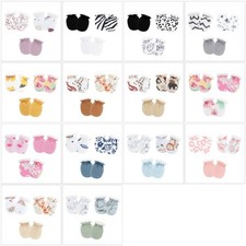 3 pair Baby Mittens Cosy Scratch Proof Design Warm Gloves For Sensitive Skin