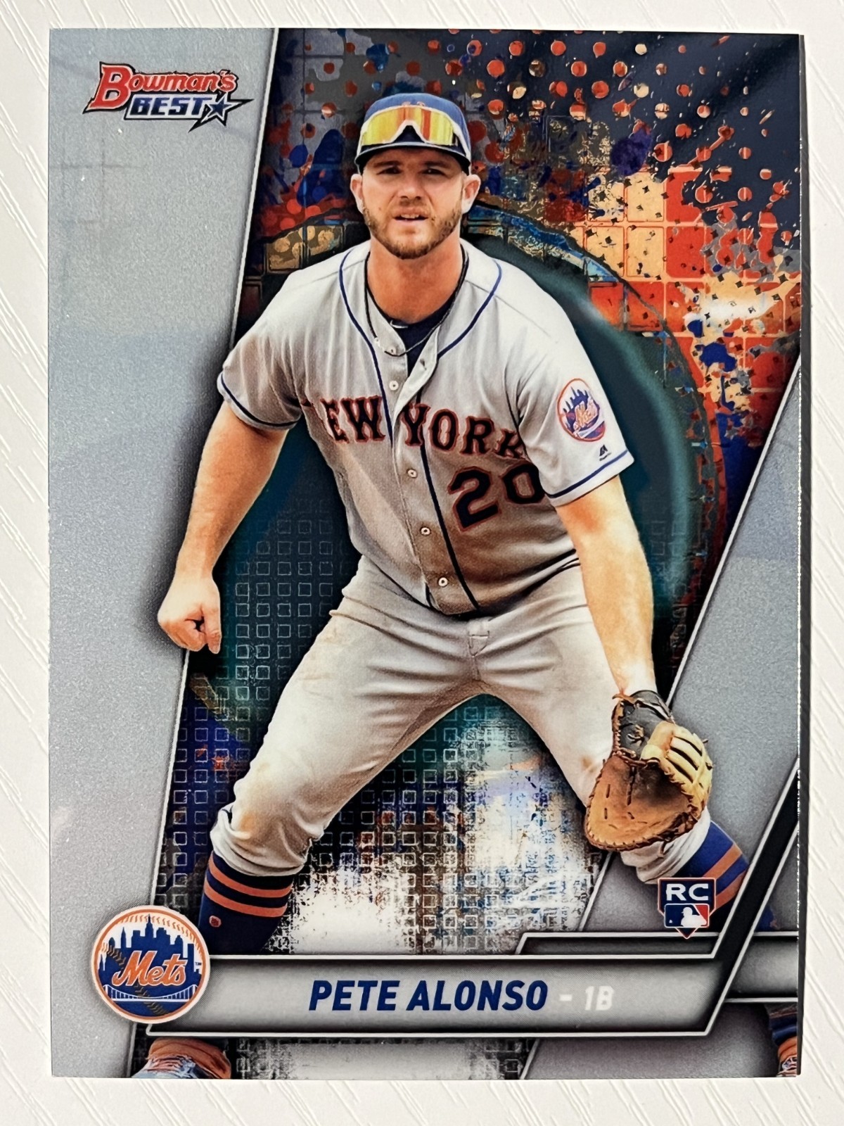 Pete Alonso 2019 Bowman's Best RC #32 Orioles Mets