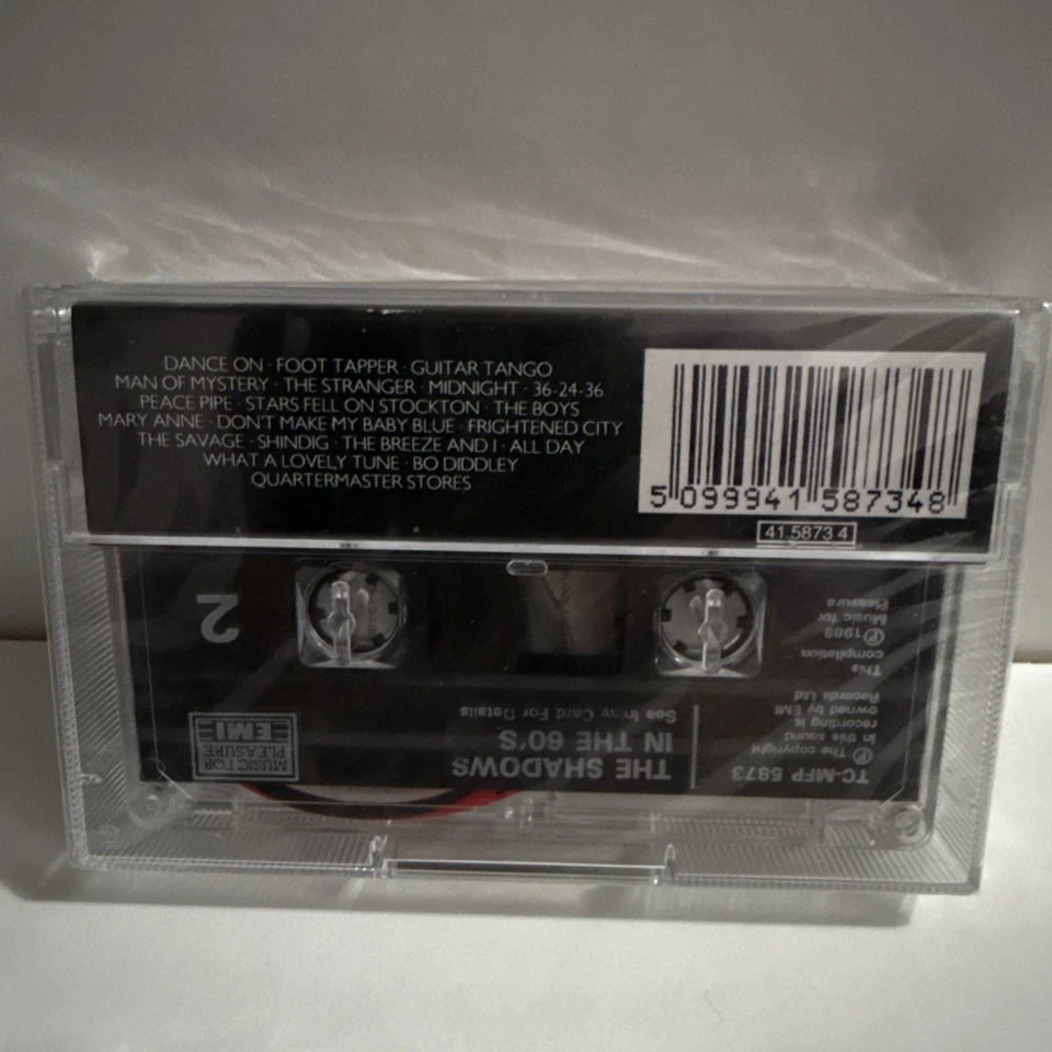 The Shadows, In The 60s compilation Cassette Tape (EMI, 1989) New Sealed - Image 2 of 2