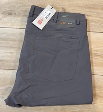 KJUS Mens 38 X 32 IKE PANT Mid Gray PERFORMANCE GOLF 5-POCKET STRETCH NWT