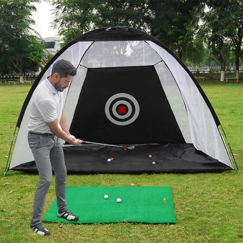 Golf Practice Net Tent Golf Hitting Cage Garden Grassland Practice Tent Golf - Picture 1 of 26