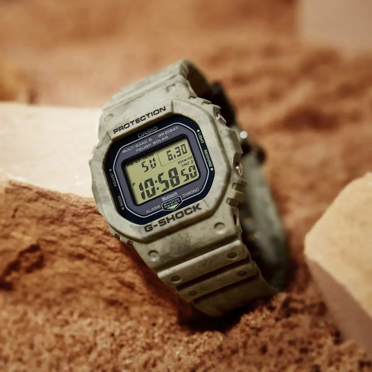 NOS Casio G-Shock Sandy Desert Lands Series Tough Solar GW-B5600SL