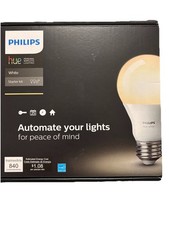 Philips Hue A19 9.5 W White Smart Bulb Starter Kit 2 Bulbs *Fast Shipping*