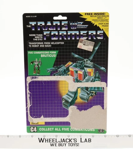 Vortex Cardback Vintage 1986 G1 Transformers Hasbro Action Figure