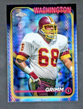 2024 Topps Chrome Football Russ Grimm #197 Prism Refractor Wash Commanders 