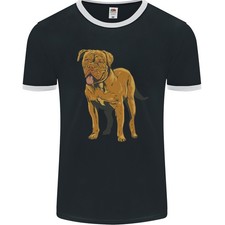 T-Shirt Ringer Pour Homme Dogue De Bordeaux