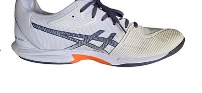 Asics Solution Speed FF 3 1041A438 White Greyish Purple Tennis Shoe Mens 11.5