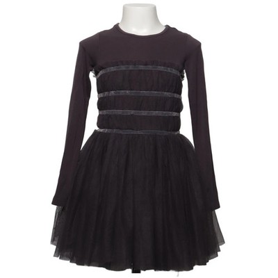 POMPdeLUx, Kleid, Größe: 116, Grau, Baumwolle/Elasthan/Polyester/Viskose #aEo