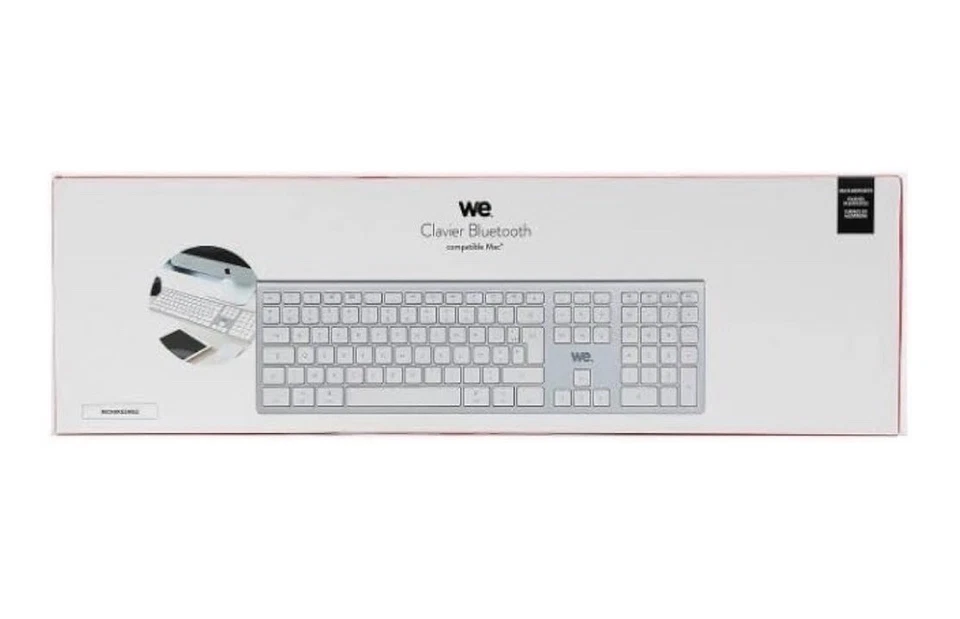 We MacOS Kabellos  Bluetooth Tastatur  AZERTY - Bild 2 von 2