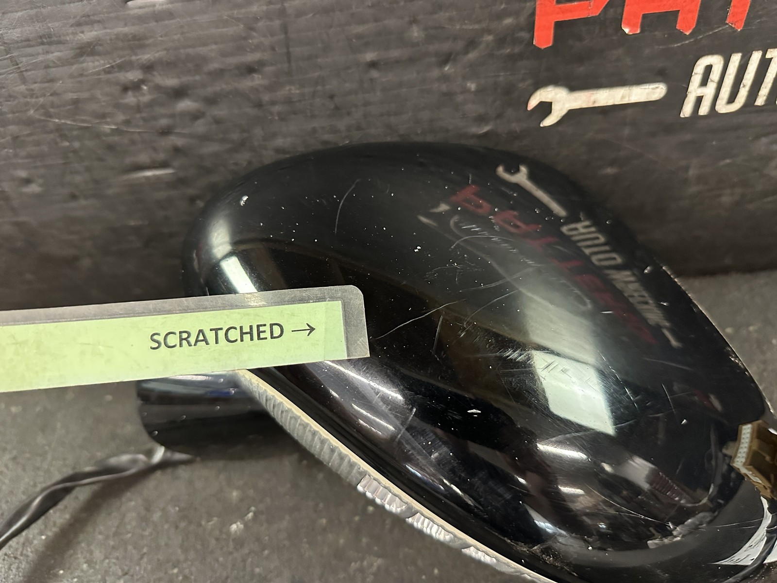 03-09 BENTLEY CONTINENTAL POWER DRIVER LH SIDE VIEW DOOR MIRROR BLACK 213855055
