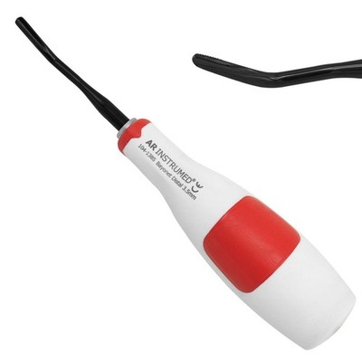 Silicone Bayonet Distal Root Elevator 3.5mm Titanium Coated Dental Surgical Tool