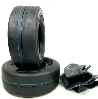 Two 11X4X5 11X4-5 11X4.00-5 Smooth W/Tubes Zero Turn Lawn Mower Tires Slick, Sli