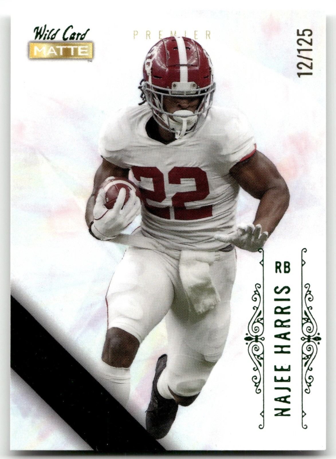 2021 Wild Card Matte White #MBC-9 Najee Harris RC Alabama #12/125 -BUY 3 GET 1 
