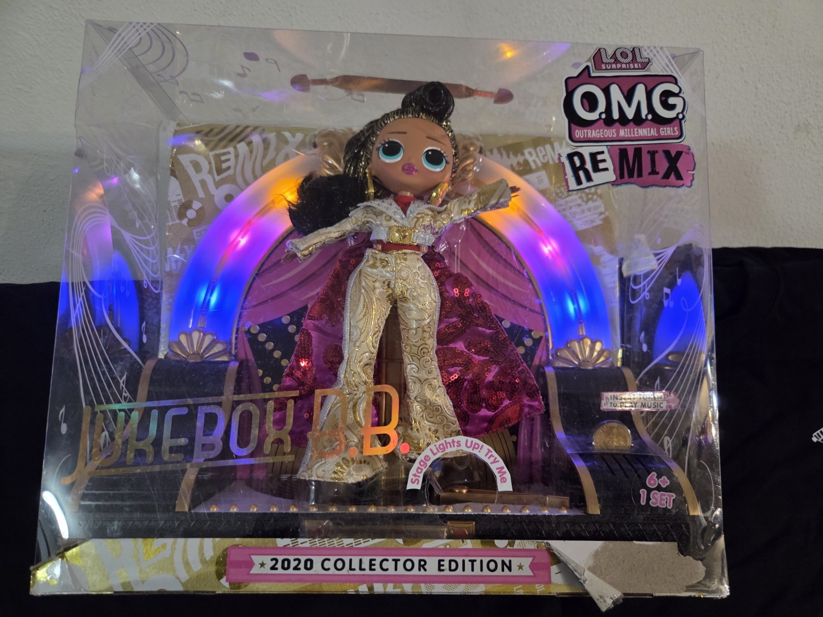 Детская кукла L.O.L. Surprise 2020 OMG Remix Jukebox BB Doll Lights Up Music new in Box