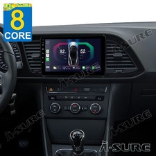 4+64GB Android 14 Autoradio Apple CarPlay WiFi GPS Navi Für Seat LEON 5F1 5F5