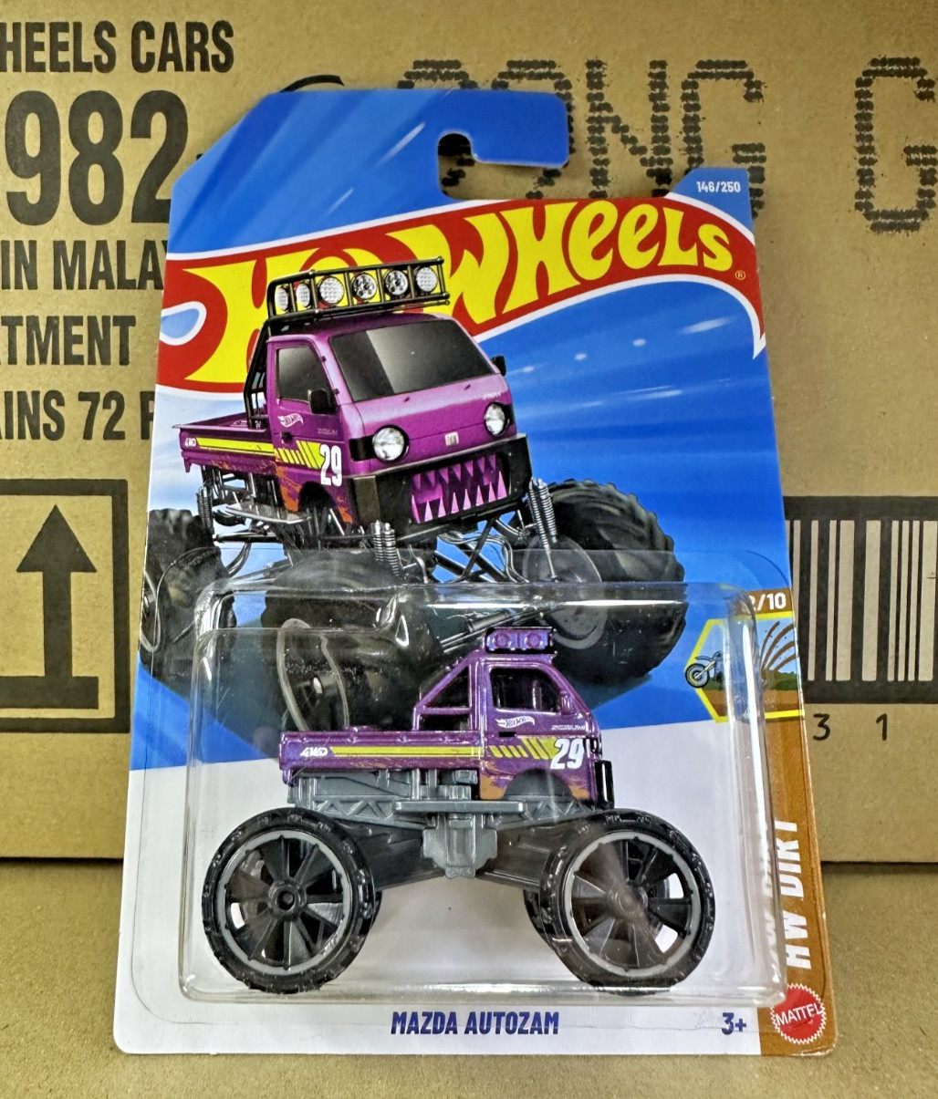 2026 Hot Wheels Mainline Case G Mazda Autozam Series HW Dirt