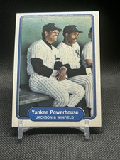 1982 Fleer - Reggie Jackson, Dave Winfield #646 New York Yankees HOF 🔥⚾️🔥
