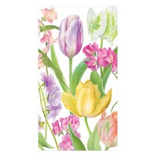 Spring Flower Show Guest Towel Napkins Decorative Disposable Paper 15 PCS