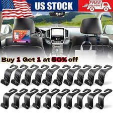 20Pcs Car Seat Back Headrest Hook Hanger Holder Hook for Bag Purse Cloth Grocery