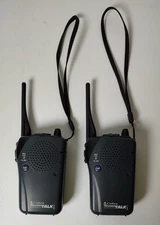 Cobra Microtalk 1 FRS100 2 Way Radio Walkie Talkie Qty 2 TESTED  Both Work