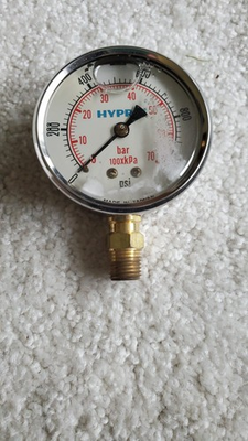#ad Hydro Pressure Gauge 1000 PSI Liquid Filled $28.97