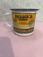 PUSSERS LANDING ANNAPOLIS MARYLAND PAINKILLER CLUB NAVY RUM TIN BAR MUG CUP