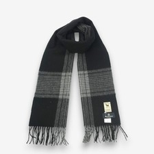 Vintage Aquascutum Wool Scarf Classic Plaid Winter Warmer Christmas Neck Scarves