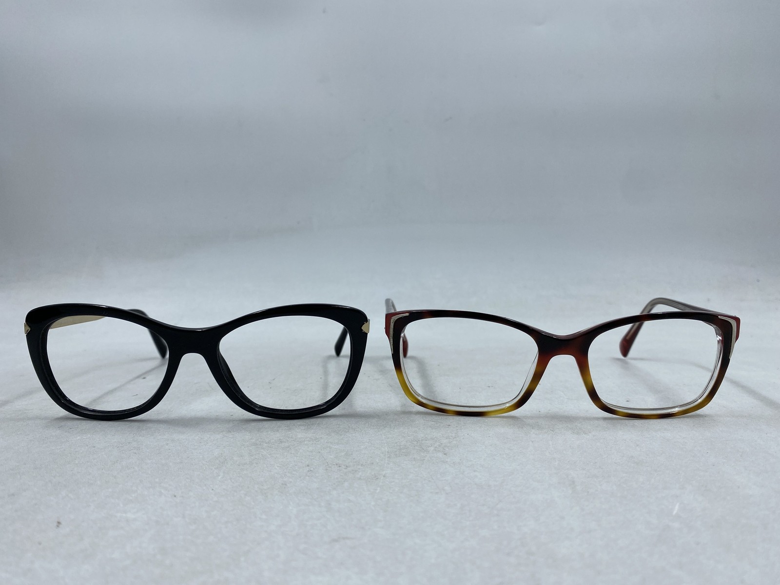 Prada Black Red Gradient Optical Frame Eyeglasses - image 2