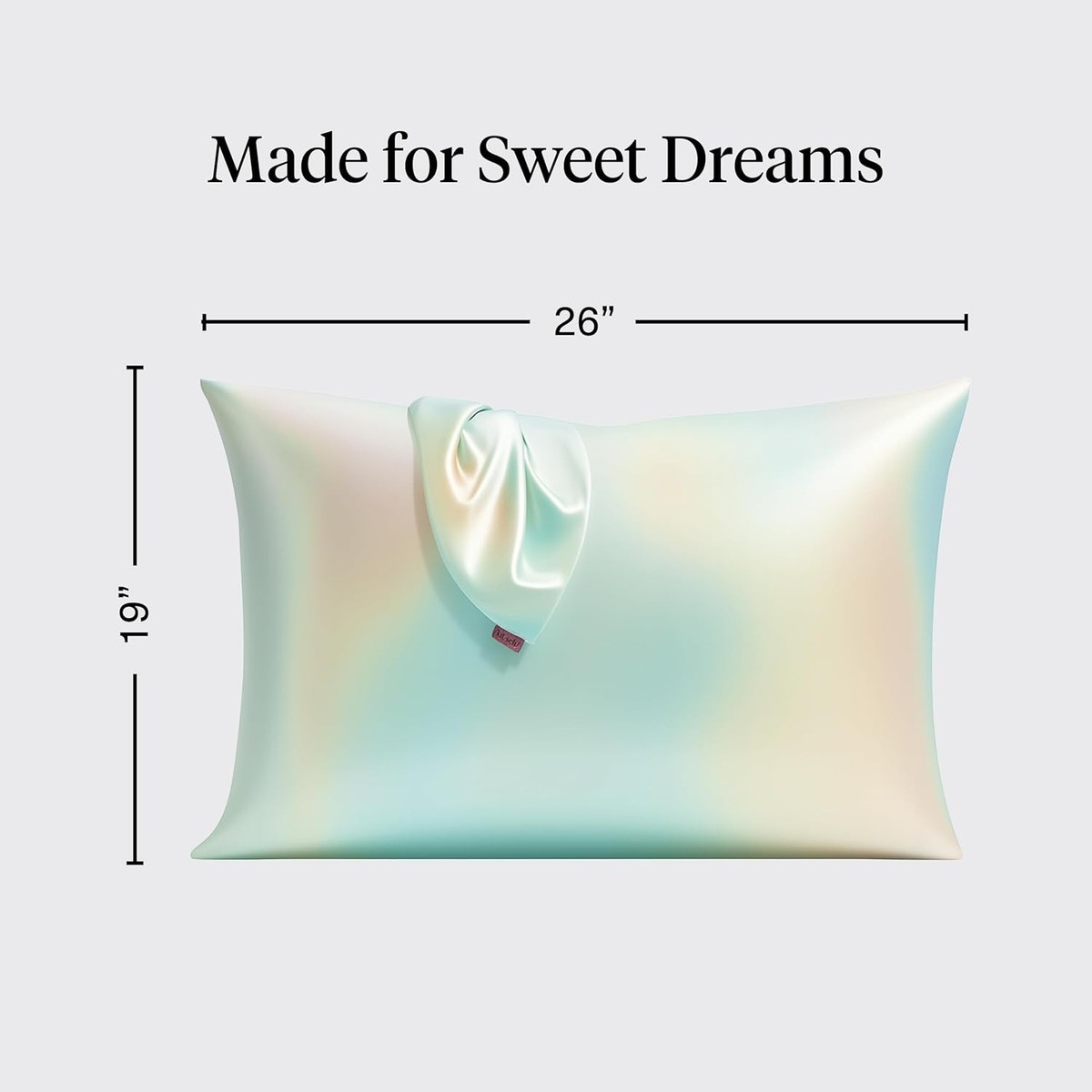 Kitsch Satin Pillowcase Zipper Hair Skin Soft Cooling Wrinkle-Free