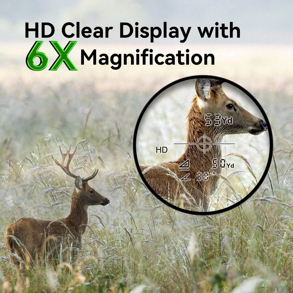 Laser Entfernungsmesser Jagd | Winkelkompensation | Regenmodus - Bild 4 von 4