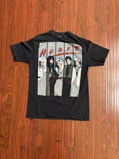 Vintage 80s Heart Band T-Shirt Size L 1985-86 World Tour Black Rock