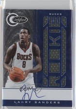 2010 Totally Certified Rookie Blue Signatures 22/49 Larry Sanders #168 Auto 0c3