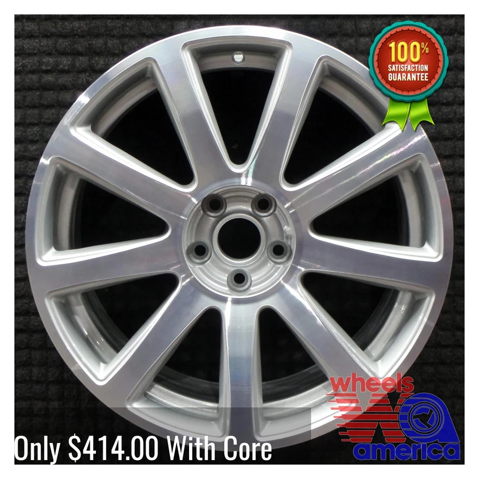 Wheel Rim Audi A8 Quattro S8 20 2004-2007 4E0601025AFZ33 OEM Factory OE 58783 - Image 2 of 4