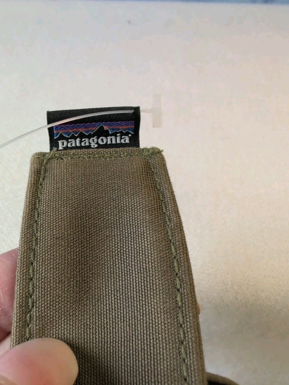 NEW! Patagonia Fitz Roy Trout Visor Fatigue Green thumbnail 5